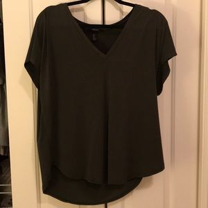forever 21 green tee